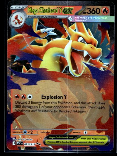 Mega Charizard Y ex #022/217 (RR) Holo Near Mint