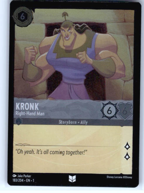 Kronk - Right-Hand Man #183/204 Cold Foil Near Mint