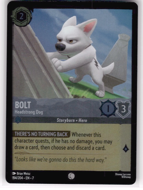 Bolt - Headstrong Dog #184/204 Cold Foil Near Mint