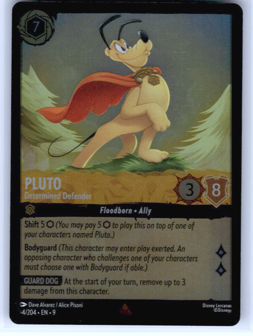 Pluto - Determined Defender #14/204 (Rare) Cold Foil Near Mint