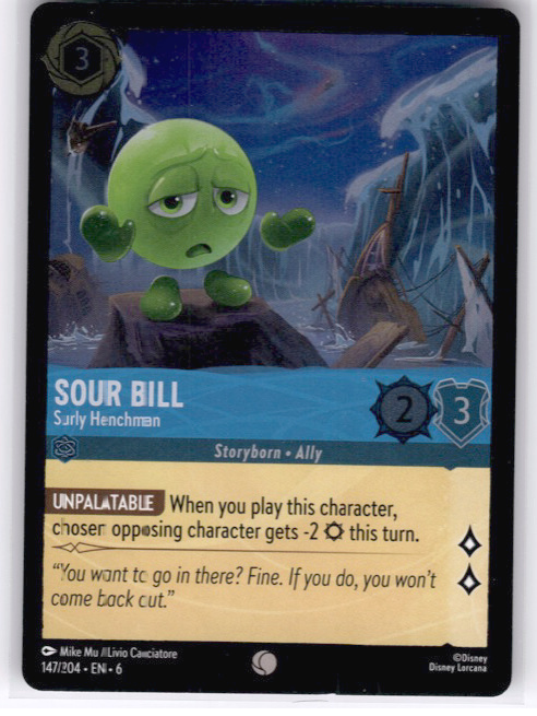 Sour Bill - Surly Henchman #147/204 Cold Foil Near Mint