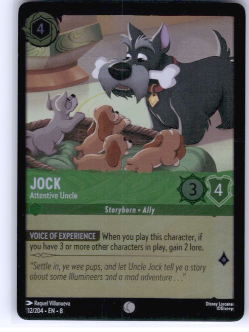 Jock - Attentive Uncle #112/204 Cold Foil Near Mint
