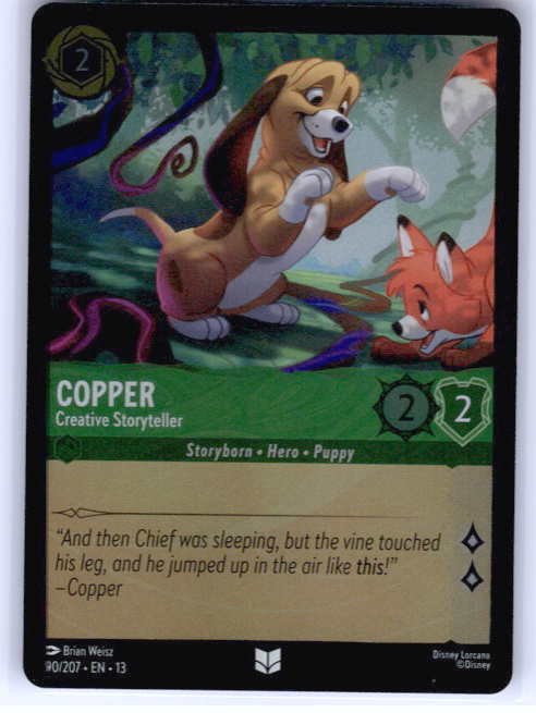 Copper - Creative Storyteller #90/207 Cold Foil Near Mint