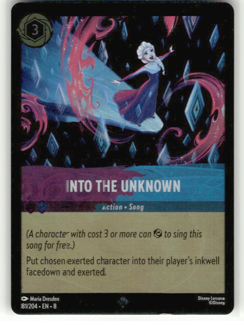 Into the Unknown #81/204 (Super Rare) Cold Foil Near Mint
