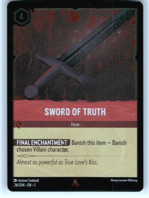Sword of Truth #136/204 (Rare) Cold Foil Near Mint