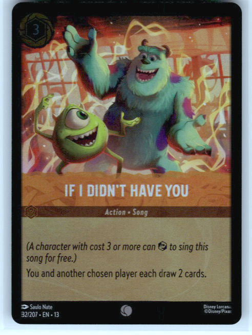 If I Didn't Have You #32/207 Cold Foil Near Mint