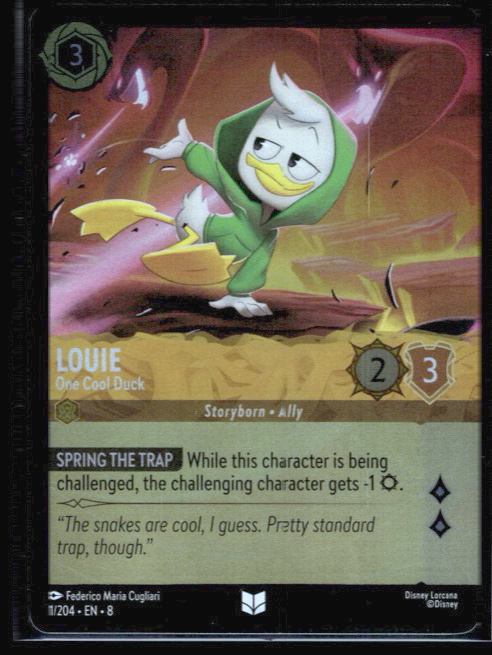 Louie - One Cool Duck #1/204 Cold Foil Near Mint