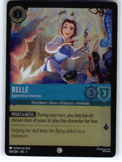 Belle - Apprentice Inventor #159/204 Cold Foil Near Mint