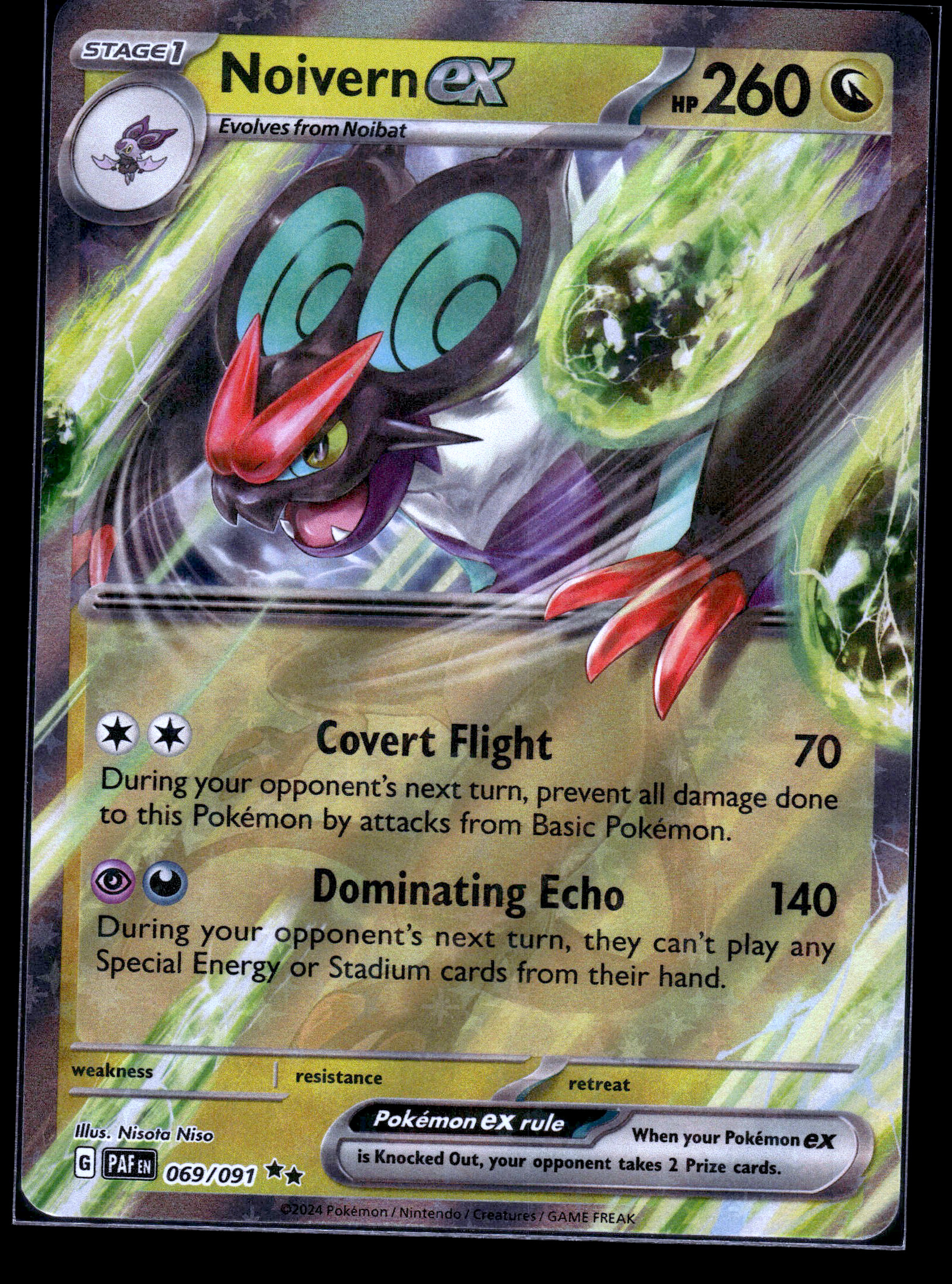 Noivern ex #069/091 (RR) Holo Mint