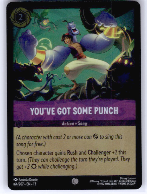 You've Got Some Punch #64/207 Cold Foil Near Mint