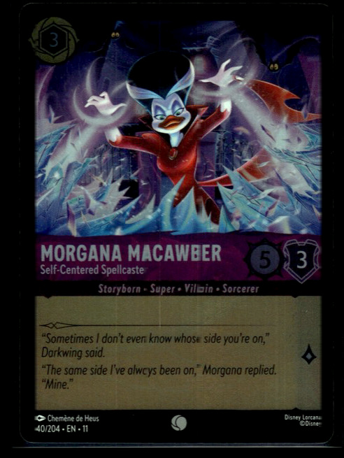 Morgana Macawber - Self-Centered Spellcaster #40/204 Cold Foil Near Mint