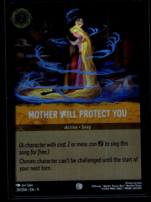 Mother Will Protect You #30/204 Cold Foil Near Mint