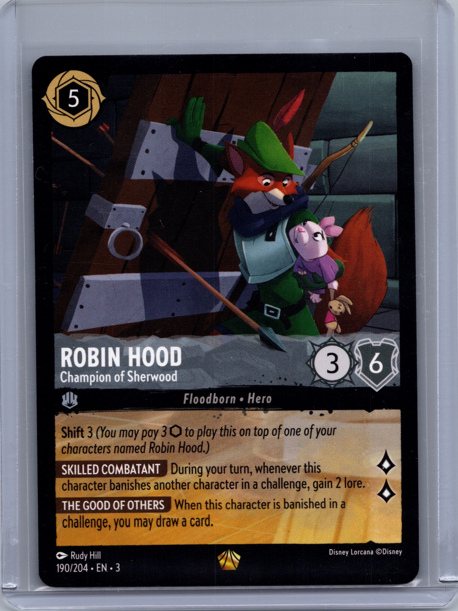 Robin Hood - Champion of Sherwood #190/204 (Legendary) Near Mint