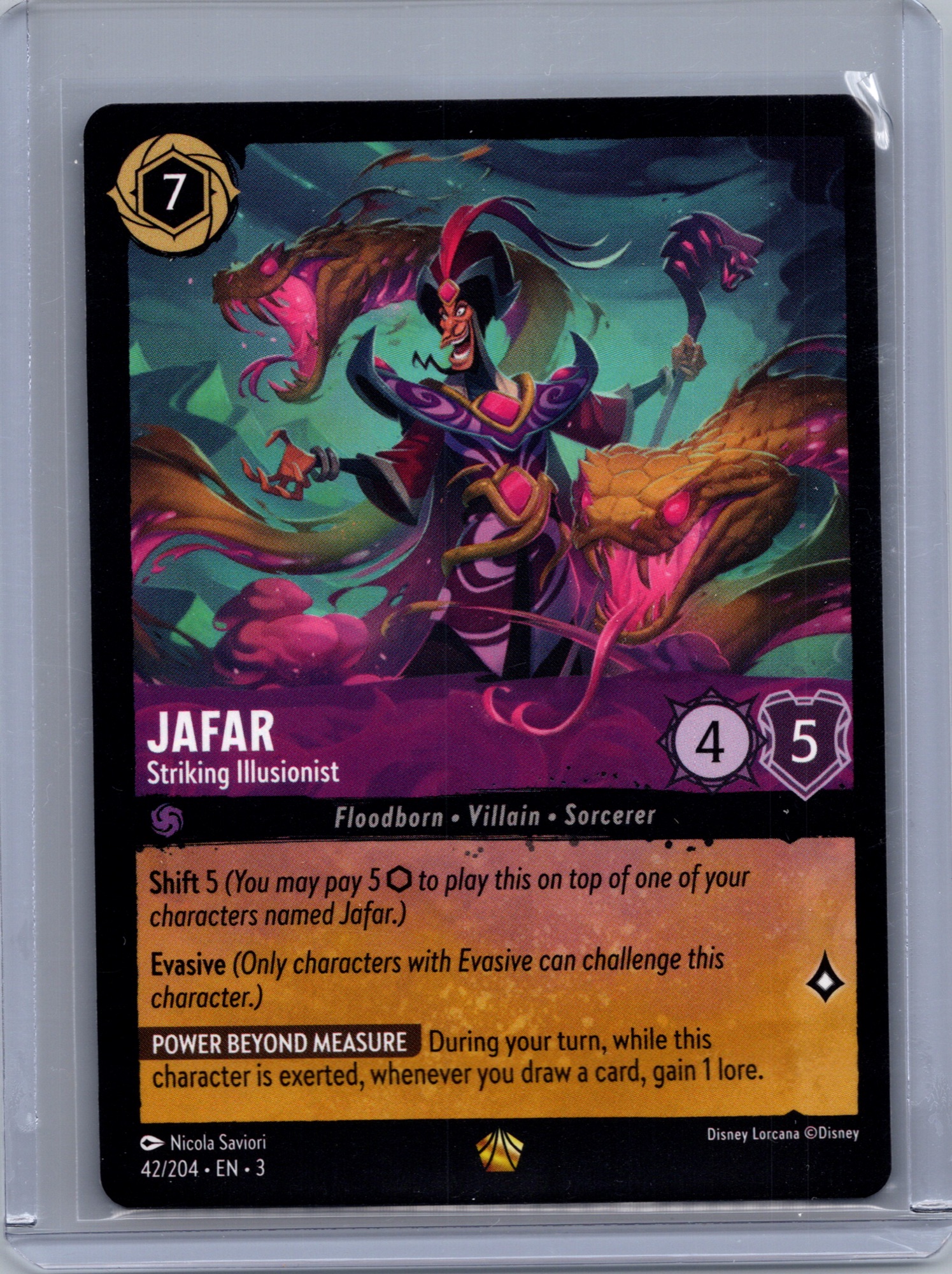 Jafar - Striking Illusionist #42/204 (Legendary) Near Mint