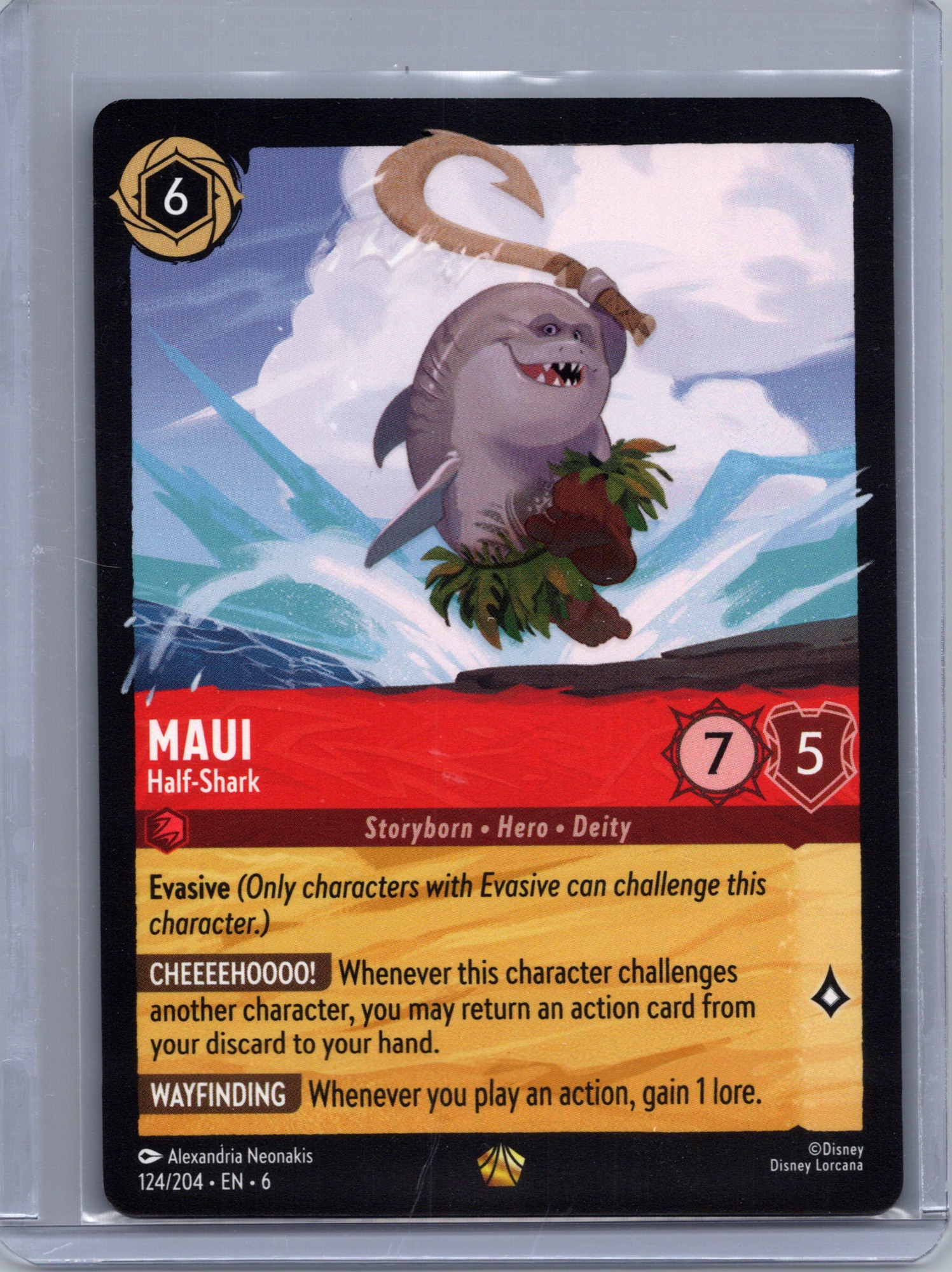 Maui - Half-Shark #124/204 (Legendary) Near Mint