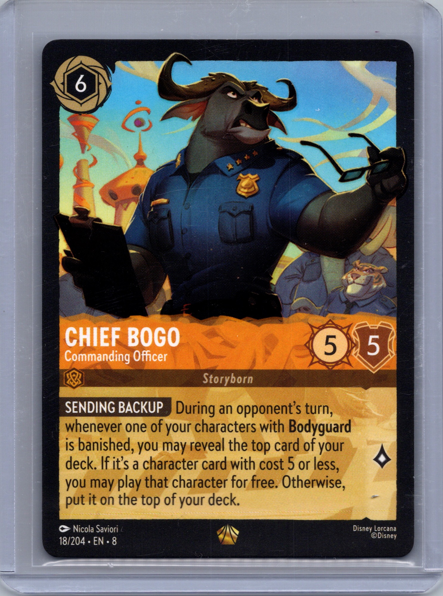 Chief Bogo- Commanding Officer #18/204 (Legendary) Near Mint