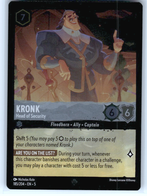 Kronk - Junior Chipmunk #185/204 (Rare) Cold Foil Near Mint