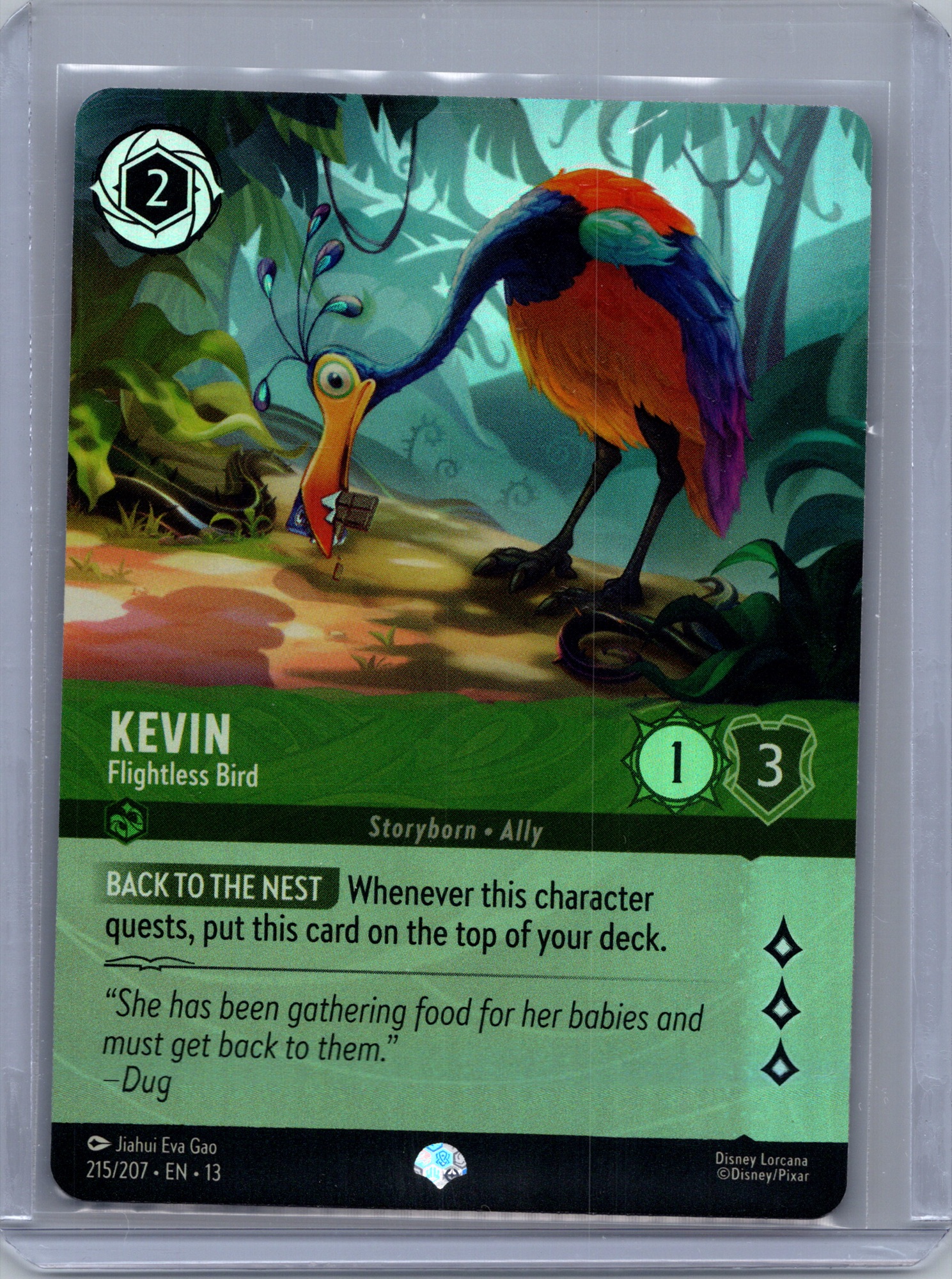 Kevin - Flightless Bird (Epic) #215/207 Foil Near Mint