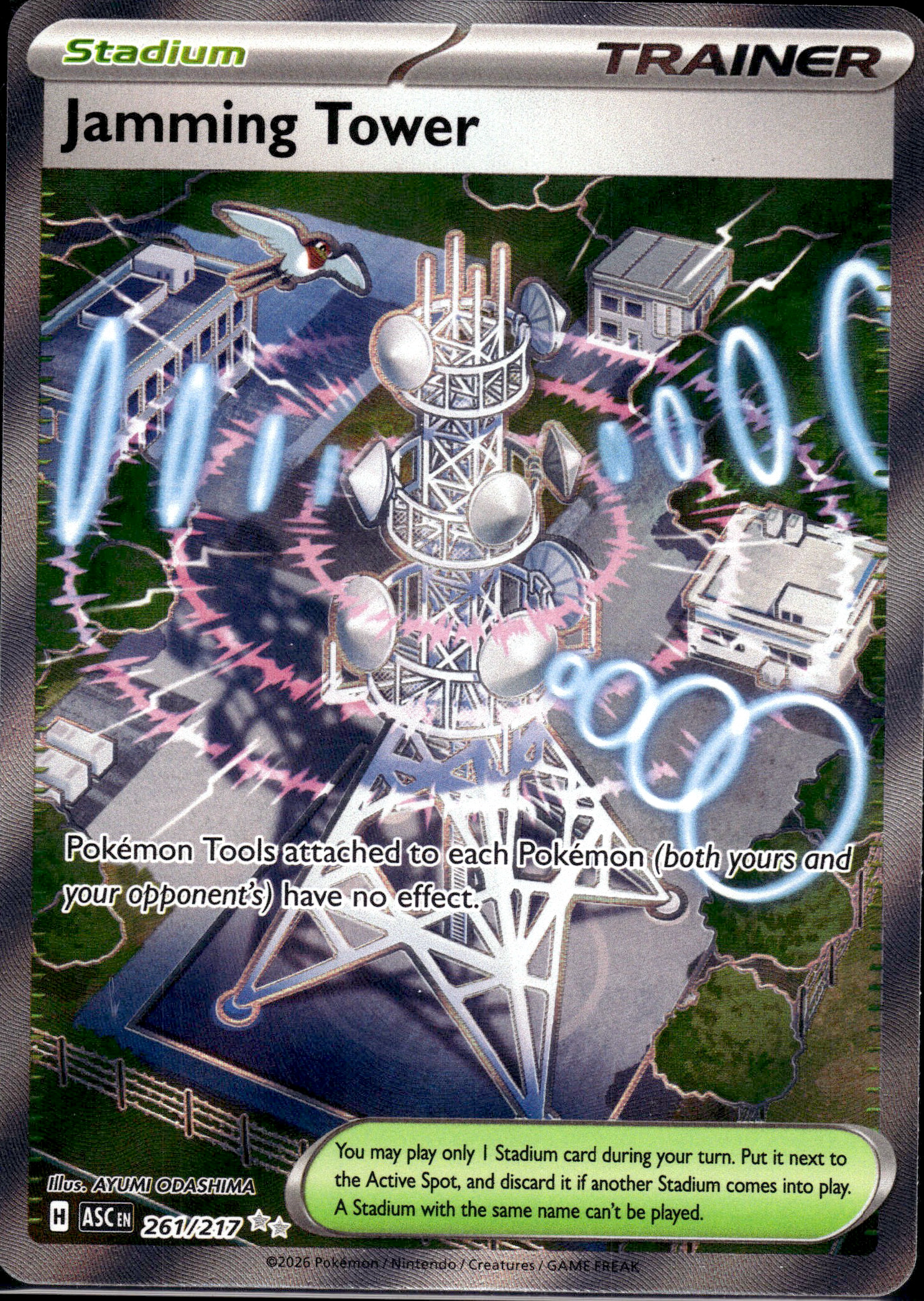 Jamming Tower #261/217 (UR) Holo Mint