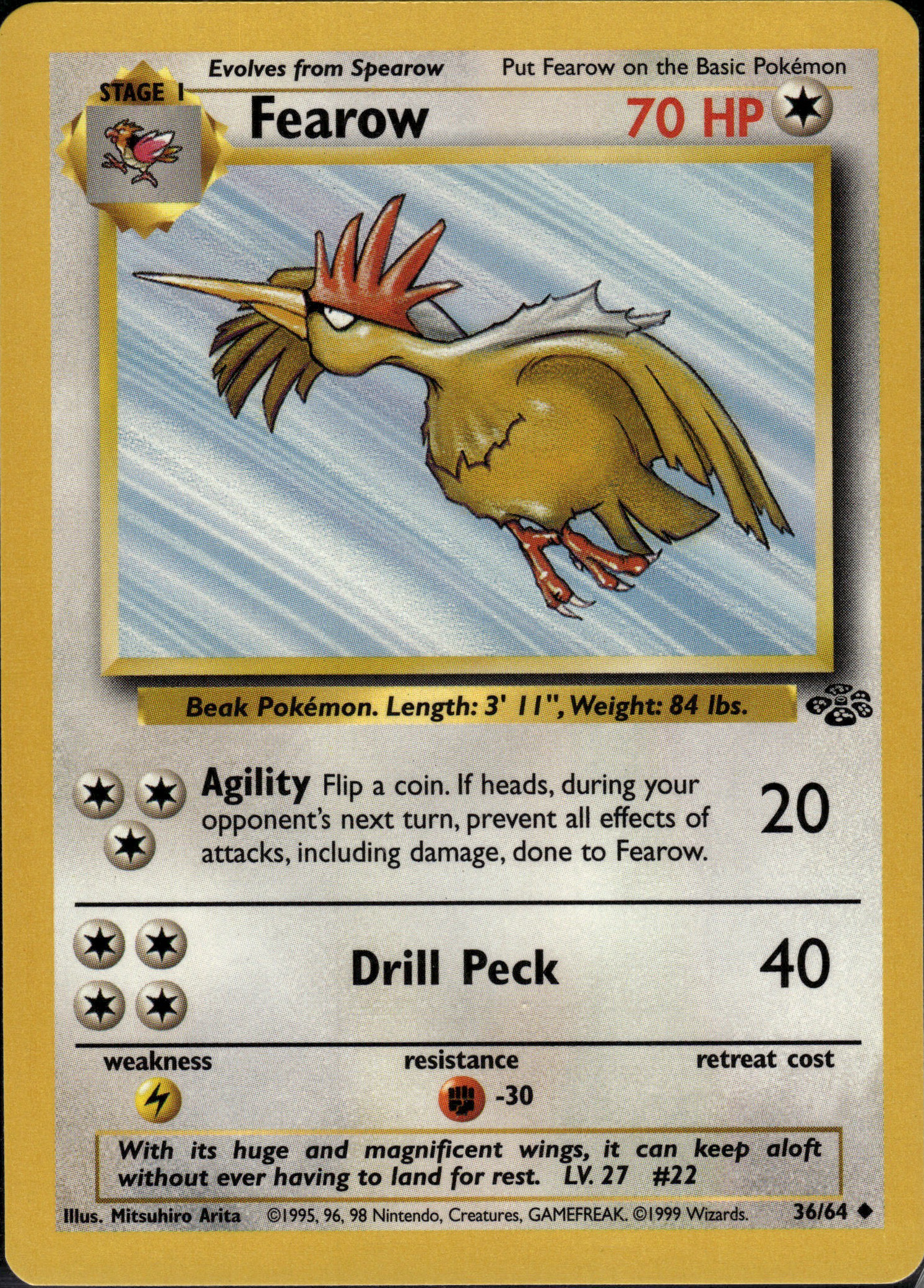 Fearow #36/64 Mint