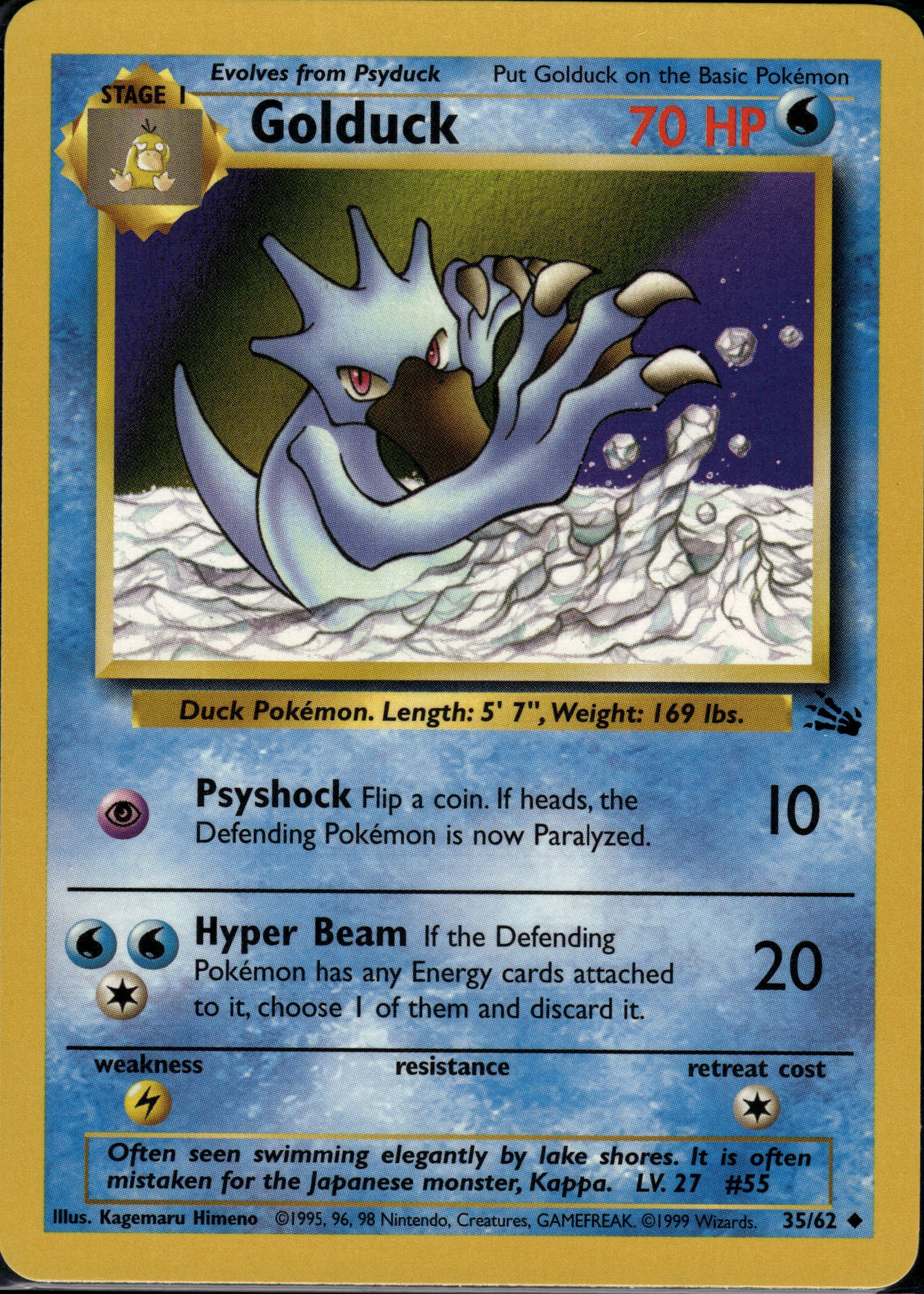 Golduck #35/62 Mint