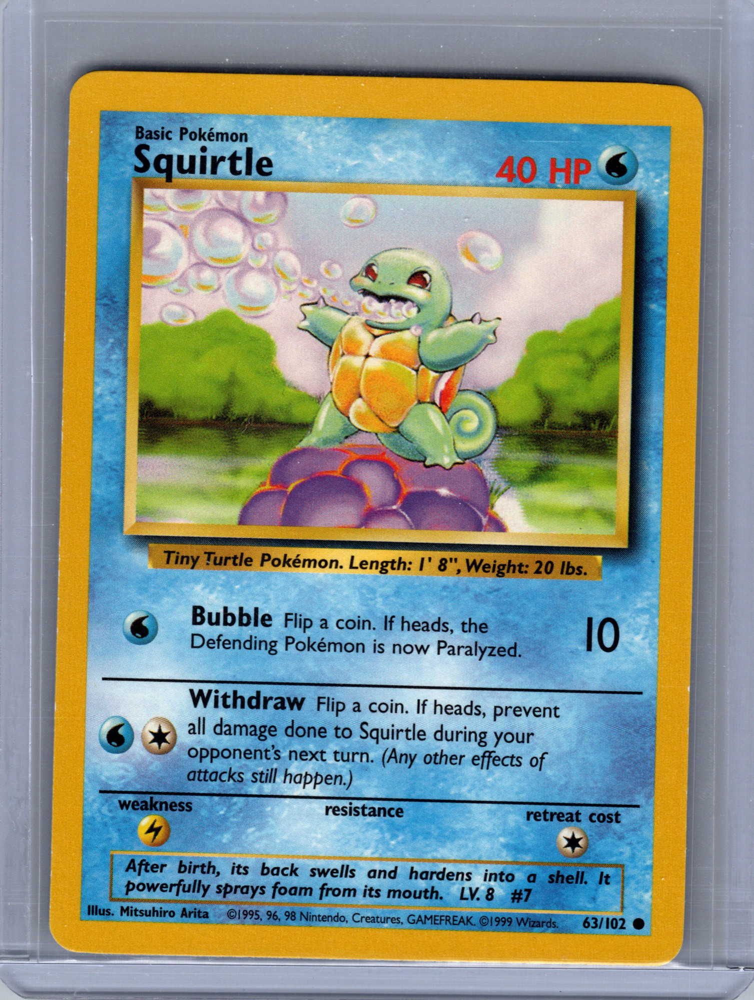 Squirtle #063/102 Near Mint