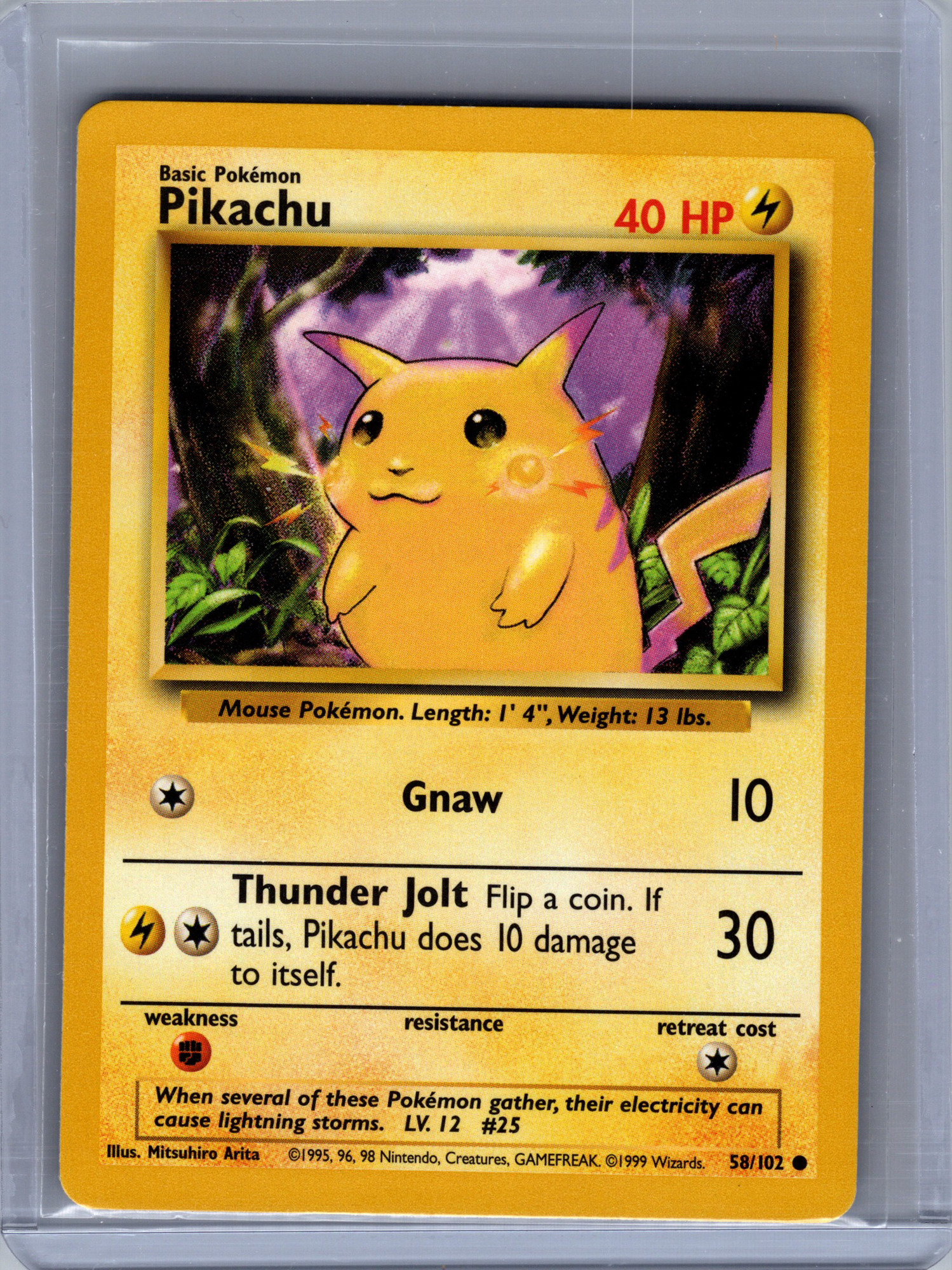 Pikachu #058/102 Near Mint