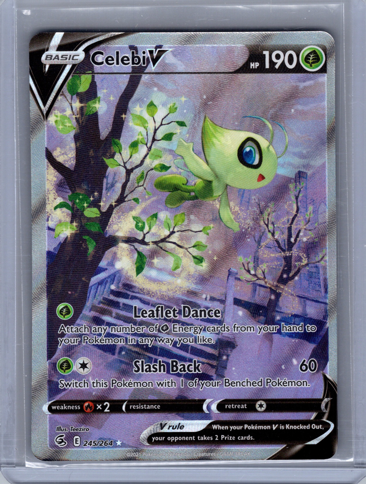 Celebi V (Alternate Full Art) #245/264 (UR) Holo Near Mint