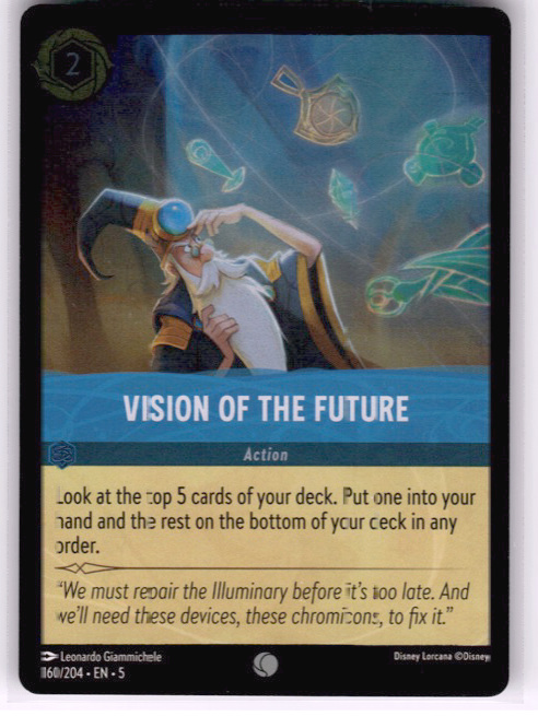Vision of the Future #160/204 Cold Foil Near Mint