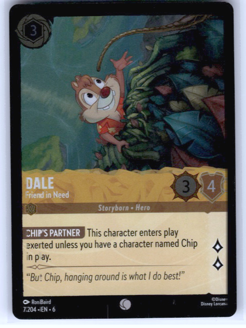 Dale - Friend in Need #7/204 Cold Foil Near Mint