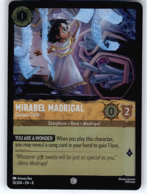 Mirabel Madrigal - Curious Child #10/204 Cold Foil Near Mint