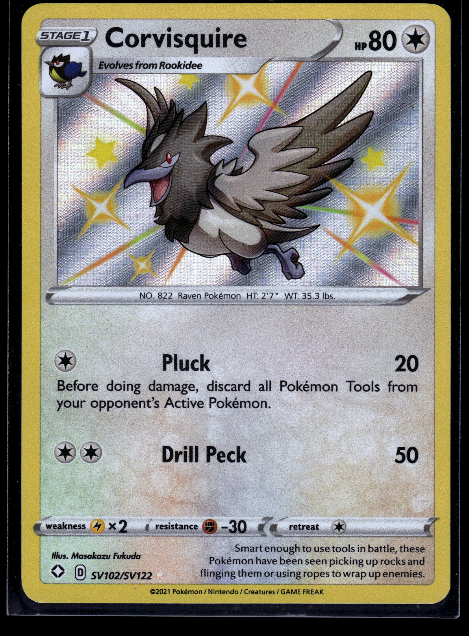 Corvisquire #SV102/SV122 Holo Mint