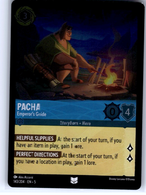 Pacha - Emperor's Guide #143/204 Cold Foil Near Mint