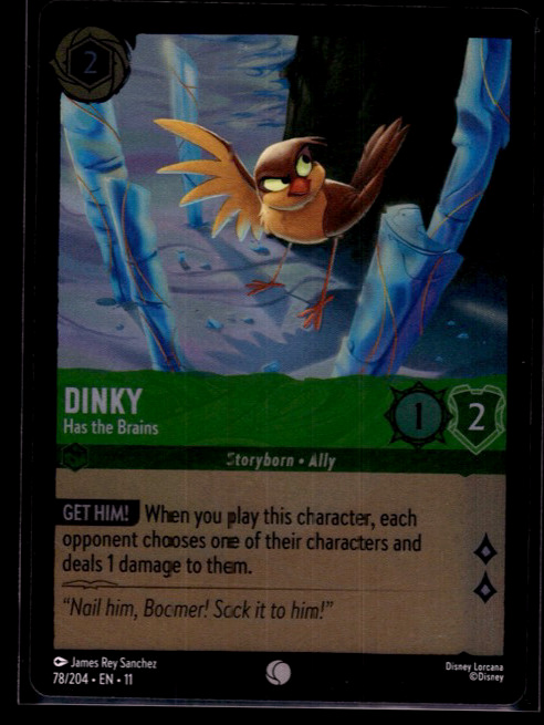 Dinky - Has the Brains #78/204 Cold Foil Near Mint