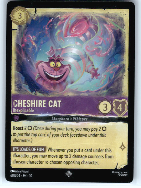 Cheshire Cat - Inexplicable #60/204 (Super Rare) Near Mint
