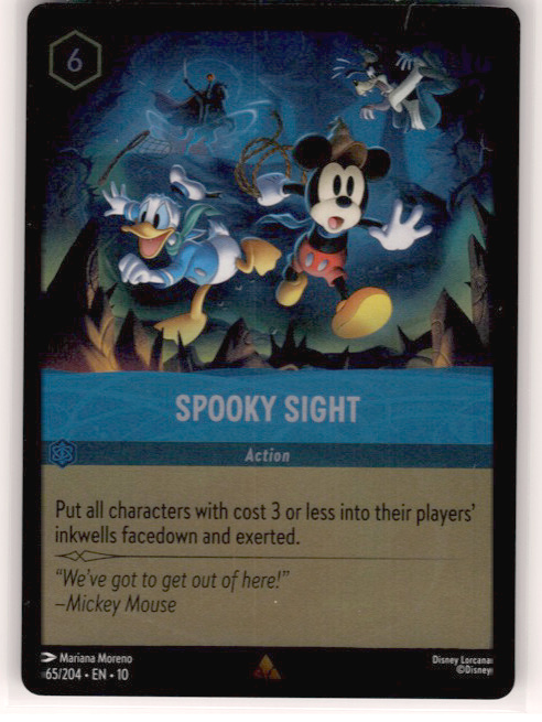 Spooky Sight #165/204 (Rare) Cold Foil Near Mint