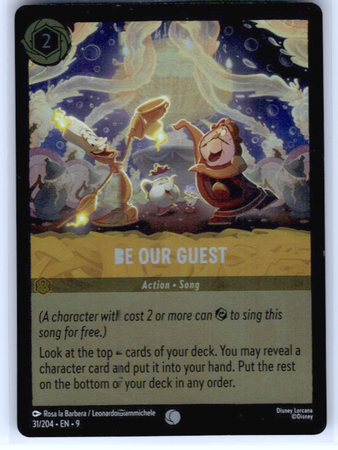 Be Our Guest #31/204 Cold Foil Near Mint