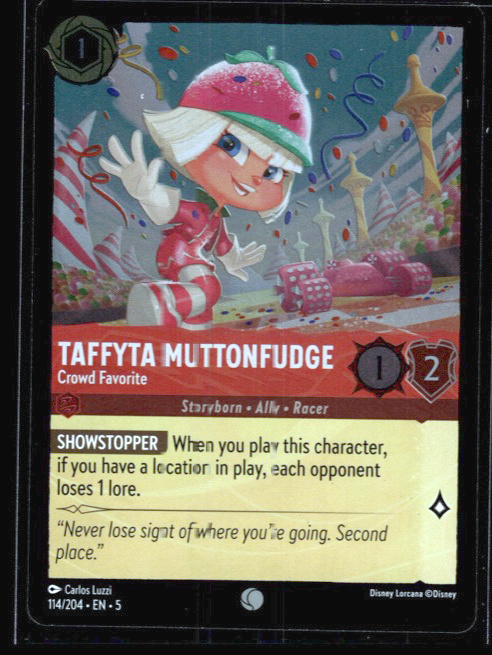 Taffyta Muttonfudge - Crowd Favorite #114/204 Cold Foil Near Mint