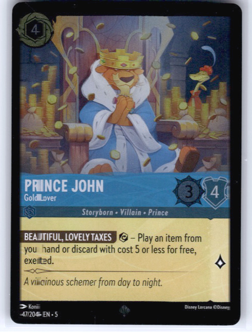 Prince John - Gold Lover #147/204 (Super Rare) Cold Foil Near Mint