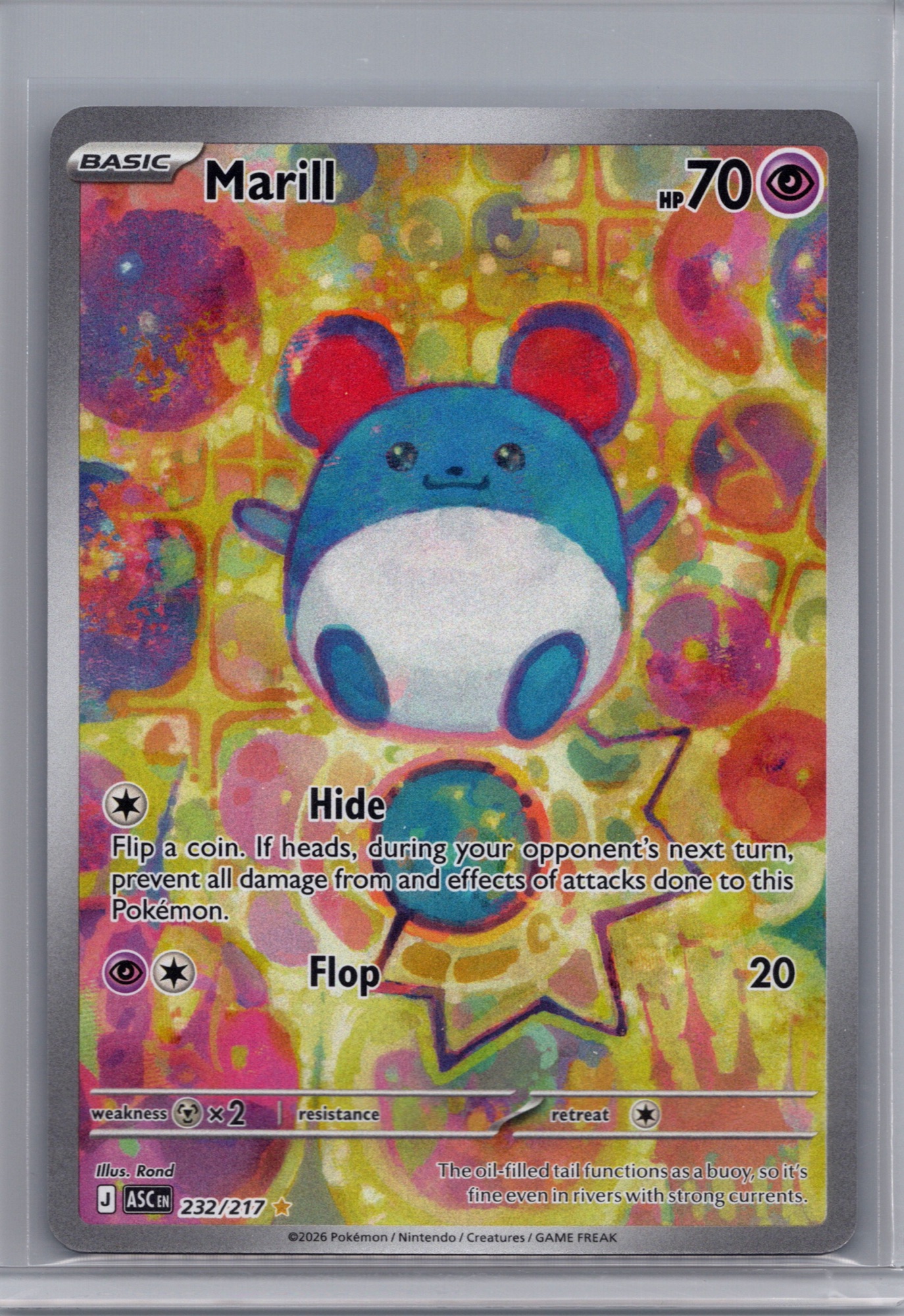 Marill #232/217 (IR) Holo Near Mint