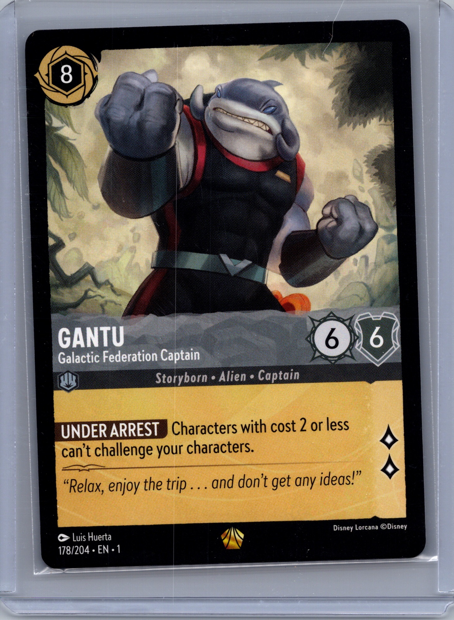 Gantu - Galactic Federation Captain #178/204 (Legendary) Near Mint