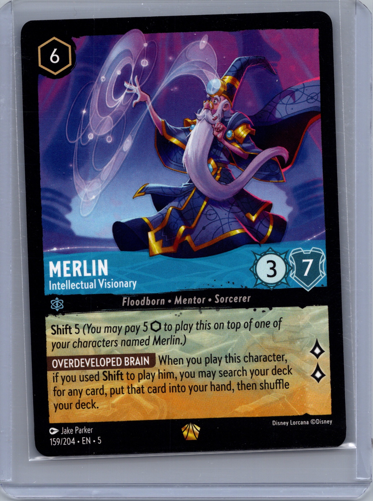 Merlin - Intellectual Visionary #159/204 (Legendary) Near Mint