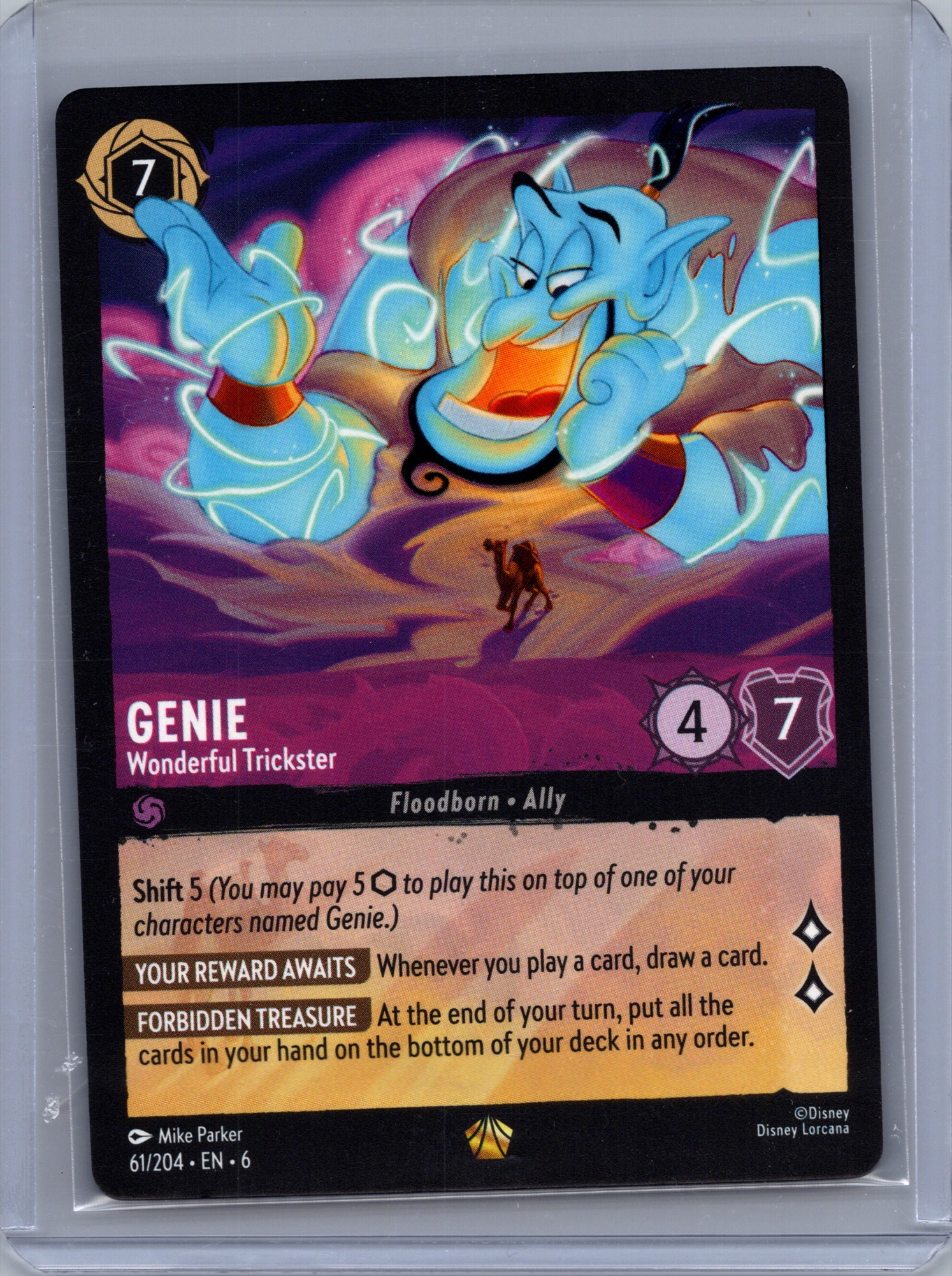 Genie - Wonderful Trickster #61/204 (Legendary) Near Mint