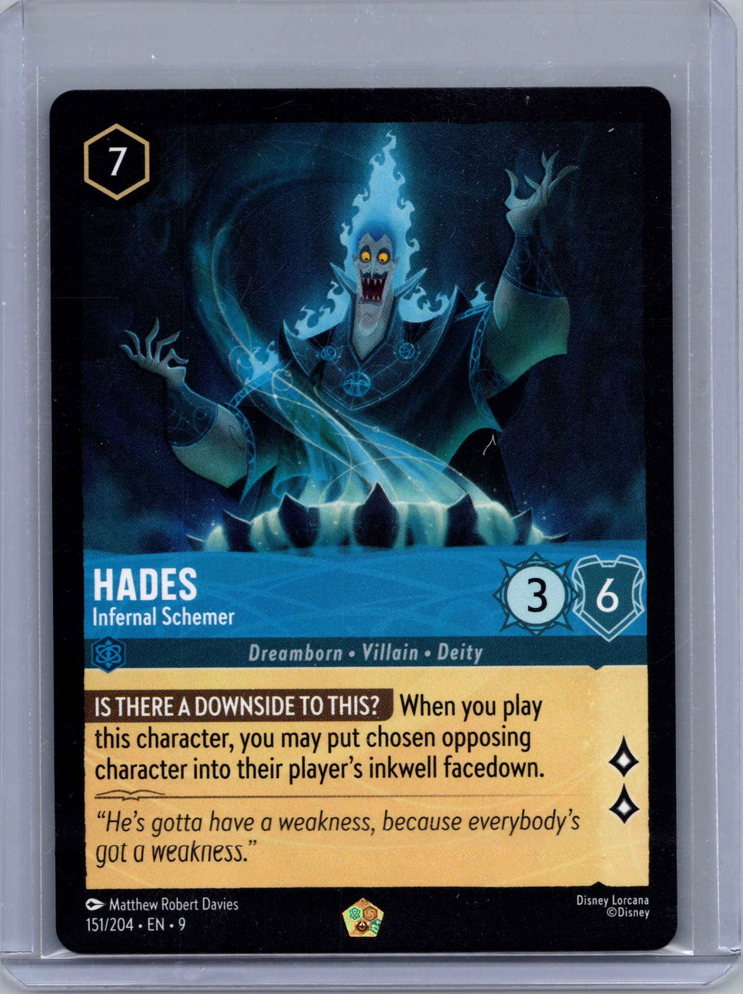 Hades - Infernal Schemer #151/204 (Legendary) Near Mint