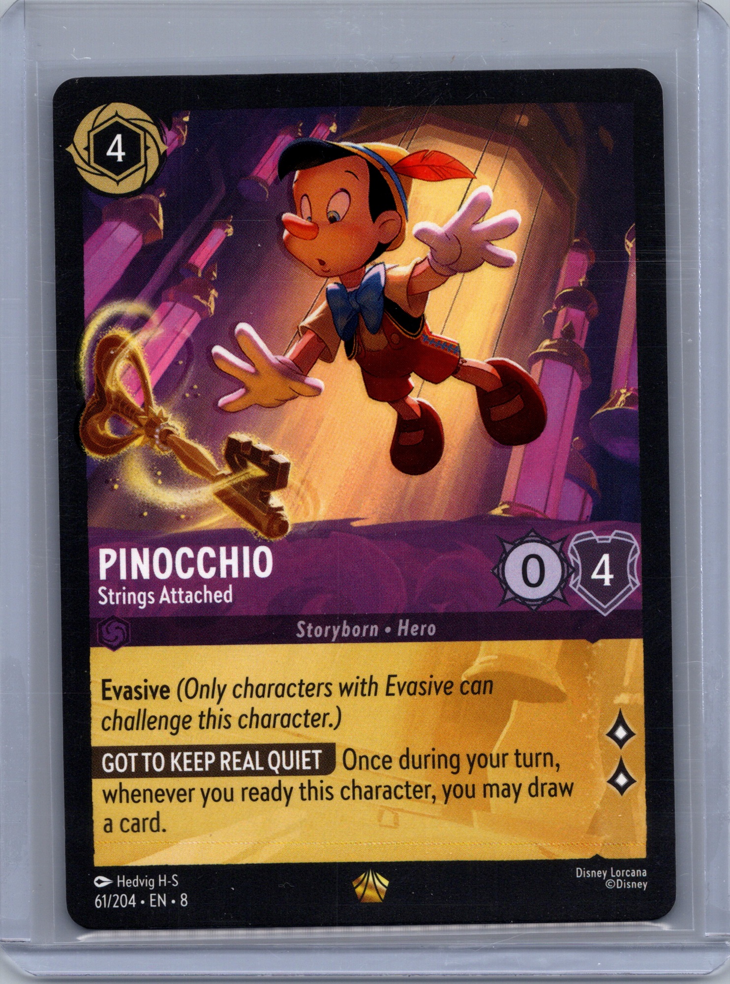 Pinocchio - Strings Attached #61/204 (Legendary) Near Mint