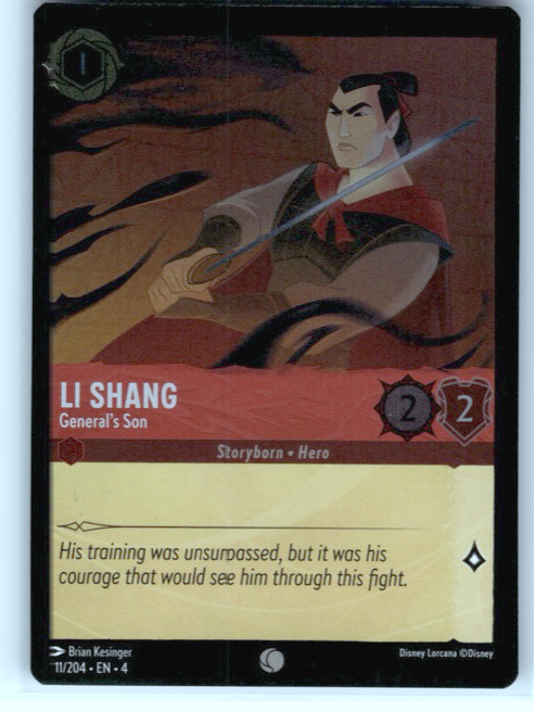 Li Shang - General's Son #111/204 Cold Foil Near Mint