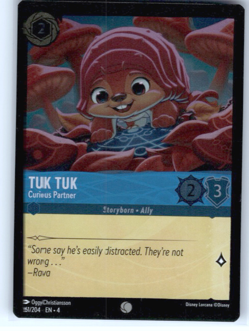 Tuk Tuk - Curious Partner #161/204 Cold Foil Near Mint