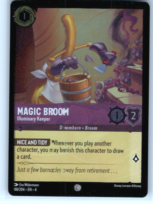 Magic Broom - Illuminary Keeper #48/204 Cold Foil Near Mint