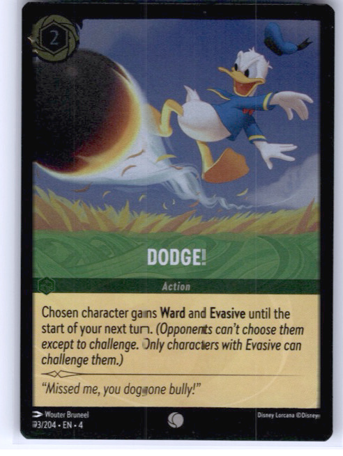 Dodge! #93/204 Cold Foil Near Mint