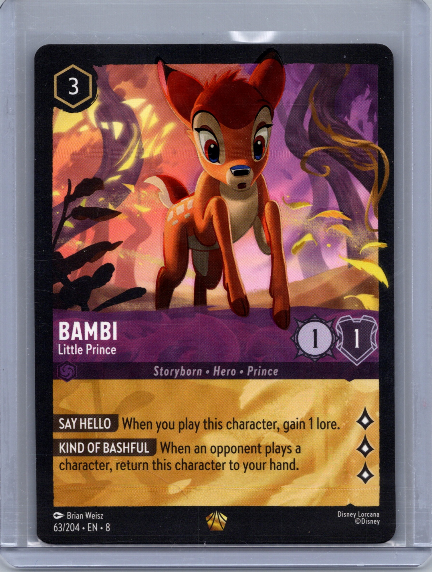 Bambi - Little Prince #63/204 (Legendary) Near Mint
